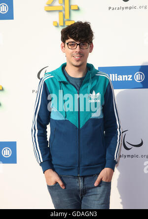 David Morgan pose au cours de la Chaîne 4 Tapis Rouge Lancement paralympiques au niveau du canal 4 Studios, Londres. ASSOCIATION DE PRESSE Photo. Photo date : Jeudi 14 Juillet, 2016. Crédit photo doit se lire : Steve Paston/PA Wire Banque D'Images