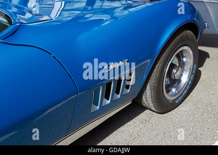 1969 Chevrolet Corvette détail Banque D'Images