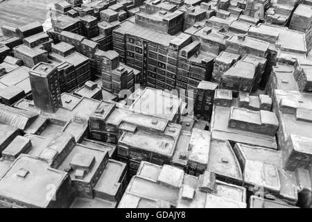 Kowloon Walled City Modèle miniature Banque D'Images