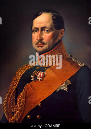 Friedrich Wilhelm III., König von Preußen (1797-1840) Frédéric-guillaume III, roi de Prusse (1797-1840) Peintre : Krafft, Emil 1840 Allemagne Berlin Banque D'Images