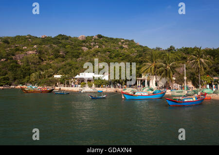 Paysage côtier près de Sao Bien,Ninh Thuan,Vietnam,Asia Banque D'Images