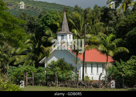 USA, Hawaii, Molokai, Notre Dame des Sept Douleurs,church Banque D'Images