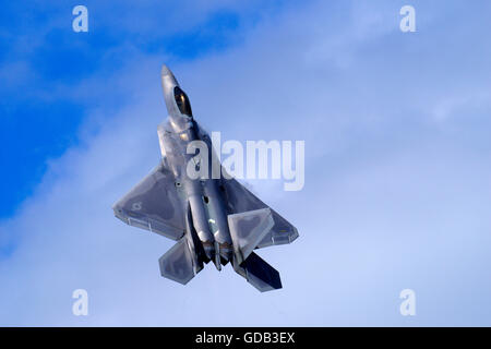 Lockheed Martin F22 Raptor à RAF Fairford Banque D'Images