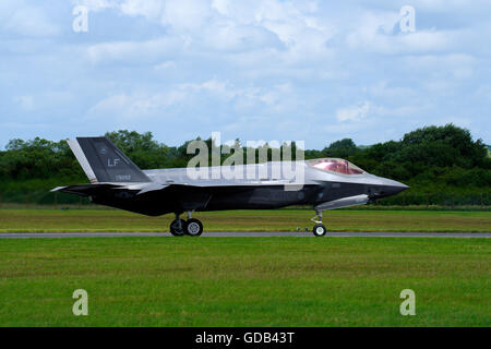 Lockheed Martin F35A Lightning II à RAF Fairford RIAT Banque D'Images