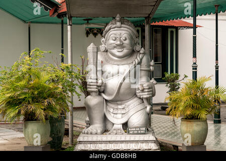 Au pare-pierre le palais du Sultan Museum / Kraton, Yogyakarta, Java, Indonésie, Asie Banque D'Images