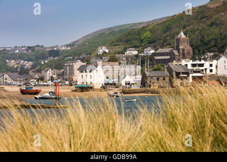 Royaume-uni, Pays de Galles, Gwynedd, Dolgellau Barmouth, dunes de South Bank, Point de Penrhyn Banque D'Images