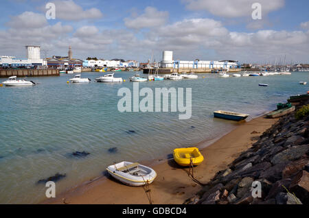 Port de Saint-Gilles-Croix-de-vie en France Banque D'Images