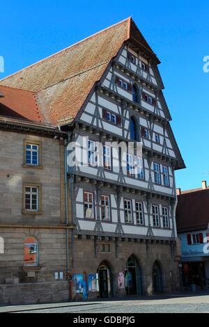 Vieille ville, Schwaebisch Gmuend, Bade-Wurtemberg, Allemagne Banque D'Images