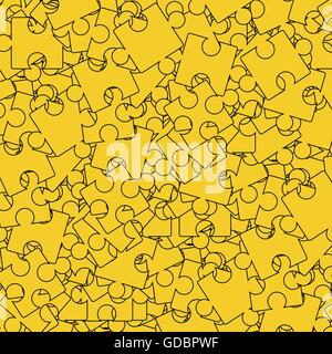 Puzzle transparente Illustration de Vecteur