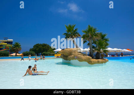 Parc à Thème Splash et fun, Malte Banque D'Images