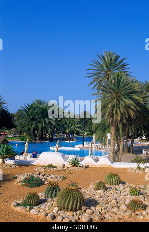 Hotel Odyssee Zarzis, Oasis, l'île de Djerba, Tunisie Banque D'Images