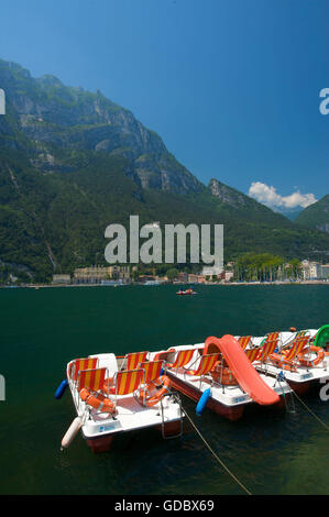 Riva del Garda, Lac de Garde, Italie Banque D'Images