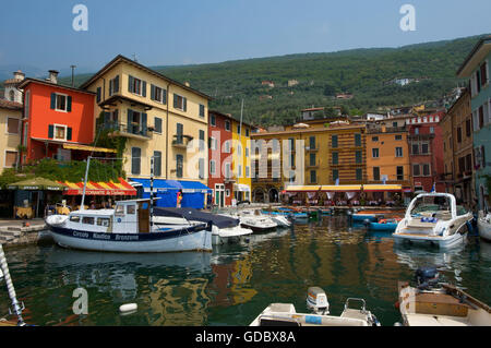 Castelletto di Brenzone, Lac de Garde, Italie Banque D'Images