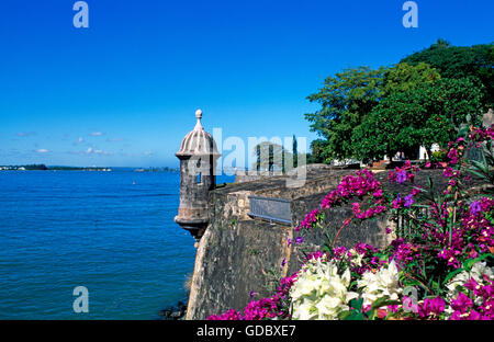 La Fortaleza, San Juan, Puerto Rico, des Caraïbes Banque D'Images