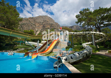 Lykia World Village Hotel de Oludeniz, Fethiye, Turquie, Côte égéenne turque Banque D'Images