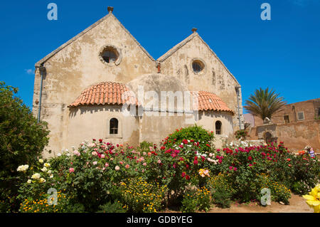 Moni Monastère d'Arkadi, Crète, Grèce Banque D'Images