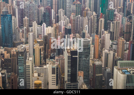 Hong Kong City Central District Banque D'Images