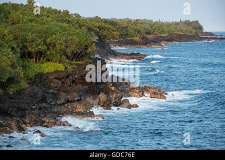 USA,Europa,,Hawaii, Big Island,Puna District,Puna coast Banque D'Images