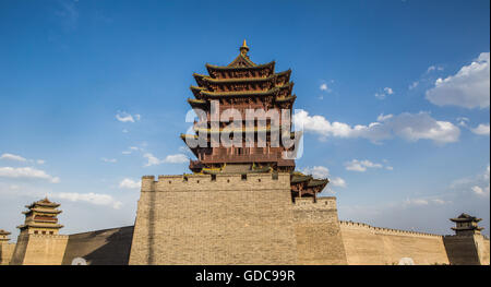 La Chine, Province du Shanxi, la ville de Datong, Vieille Ville Banque D'Images