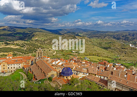 Fortress mountain,Eglise de Santa Maria la Mayor Banque D'Images