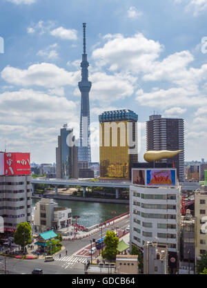 Le Japon,Tokyo,Ville,Quartier Asakusa Skytree Tower Banque D'Images