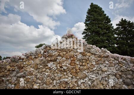 Grotte de la rédemption de West Bend, Iowa, États-Unis. Banque D'Images