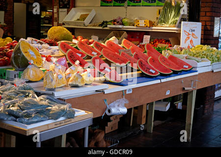 Célèbre Marché De La Rue Moore Dublin Irlande Banque D'Images