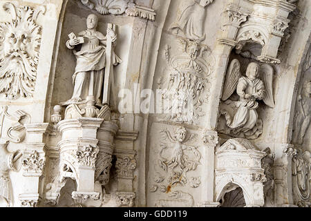 Europe, France, Maine et Loire, l'abbaye de Fontevraud, Notre Dame Banque D'Images