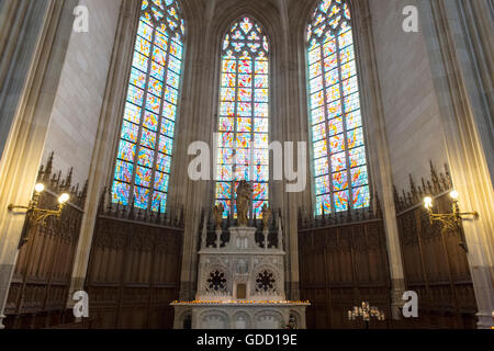 Europe, France, Loire Atlantique, Nantes, la cathédrale Saint-Pierre Banque D'Images