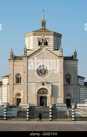 L'Italie, Lombardie, Milan, cimetière Monumentale Banque D'Images