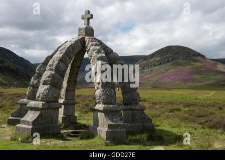 Bien Queens, Glen Mark, Glen Esk, Angus, Scotland. Banque D'Images