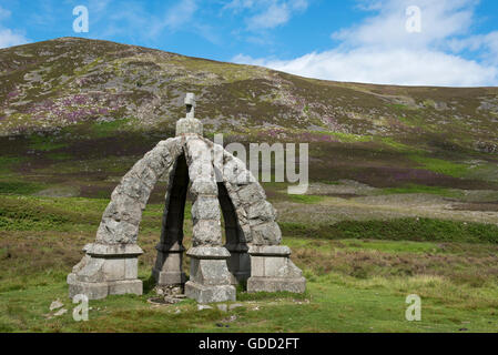 Bien Queens, Glen Mark, Glen Esk, Angus, Scotland. Banque D'Images