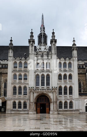 Guildhall dans la ville de Londres, en Angleterre. Banque D'Images