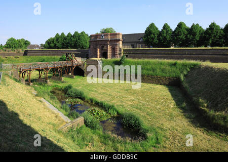 Bastion dans Wesel,Hollande,Rhénanie du Nord-Westphalie Banque D'Images