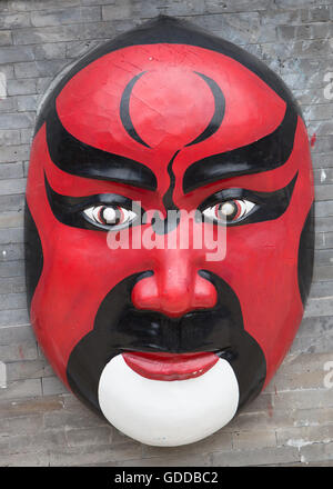 La Chine, la Province de Guandong,Shenzen ville,la Chine Splendide Park,Mask Banque D'Images