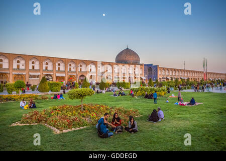 L'Iran, Ispahan, Ville de Naqsh-e Jahan Square,cheikh Lotfollah Dome Banque D'Images