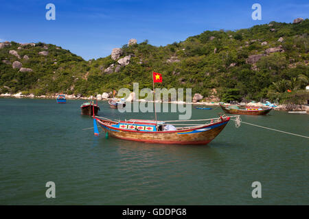 Paysage côtier près de Sao Bien,Ninh Thuan,Vietnam,Asia Banque D'Images