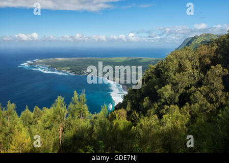 USA, Hawaii, Molokai, péninsule Kalaupapa, Banque D'Images