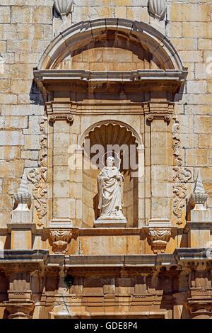 ,Église Iglesia San Juan Bautista,portail,entrée principale, Banque D'Images