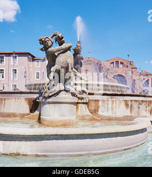 Fontana delle Naiadi Piazza Della Repubblica Rome Lazio Italie Europe Banque D'Images