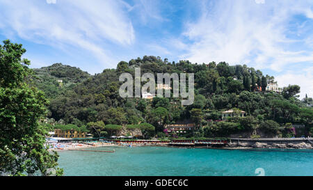 Santa Margherita Ligure, qui est populaire destination touristique en été Banque D'Images