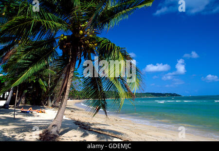 La plage de Chaweng, Koh Samui, Thaïlande Banque D'Images