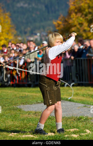 Costumes traditionnels à Saalfelden, Tyrol, Autriche, Salzburger Land Banque D'Images