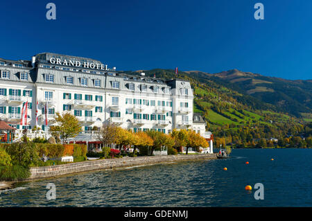 Grand Hotel à Zell am See, Allemagne, Autriche, Salzburger Land Banque D'Images