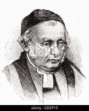 Edward Bouverie Pusey, 1800 - 1882. French churchman, Professeur d'hébreu à Christ Church, Oxford et l'un des dirigeants de la mouvement d'Oxford. Banque D'Images