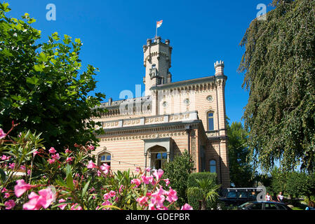 Le Château de Montfort à Langenargen, Lac de Constance, Bade-Wurtemberg, Allemagne Banque D'Images