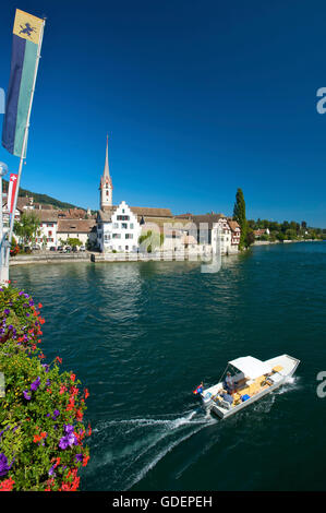 Stein am Rhein, le lac de Constance, Suisse Banque D'Images