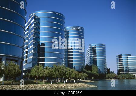 Bâtiment Oracle, Silicon Valley, Californie, USA Banque D'Images