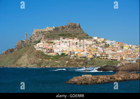 Castelsardo, Sardaigne, Italie Banque D'Images