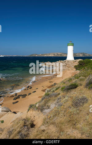 Faro, Porto phare de Capo d'Orso, Sardaigne, Italie Banque D'Images